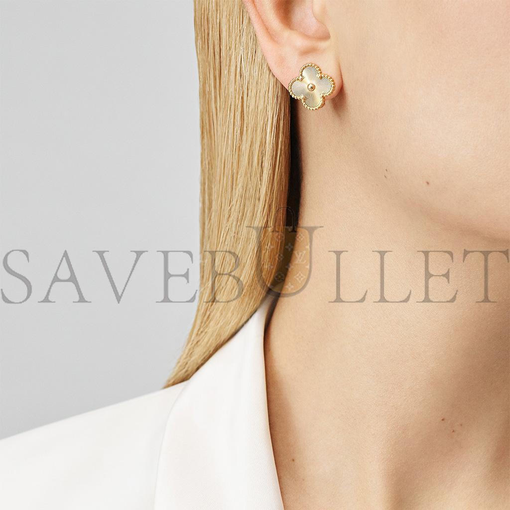 VAN CLEEF ARPELS VINTAGE ALHAMBRA EARRINGS - YELLOW GOLD VCARP3JL00 VAN CLEEF ARPELS VINTAGE ALHAMBRA EARRINGS - YELLOW GOLD VCARP3JL00